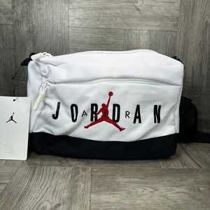 Jordan Crossbody Bag Small White Black Jumpman Streetwear NEW SM9031-001